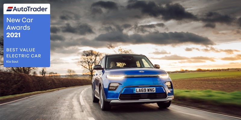 Soul EV Best Value Electric Car in 2021 AutoTrader Awards